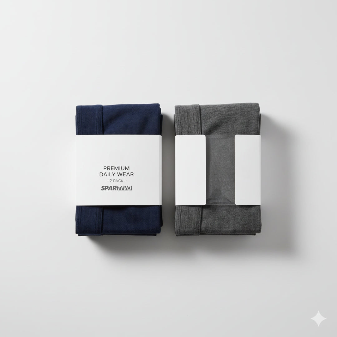 Spartivo EaseBoxer™ 2-Pack – Premium Comfort Underwear